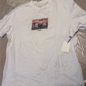 Aime Leon dore white tee shirt brand new